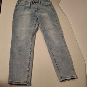 CURVE APPEAL Womens Jeans Sz 12 31 High Rise Minimalist Jeggings‎ Light Denim